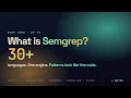What is Semgrep Pattern-based static analysis that scales AI-audited code across every language