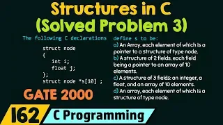 Structures in C Solved Problem 3