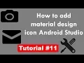 How to add material design icon in android studio in hindi