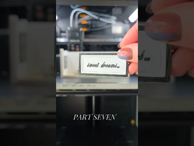 Sweet Dreams Wall Decor - 1:24 Scale Miniature video thumbnail