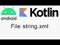 Android Studio - File strings