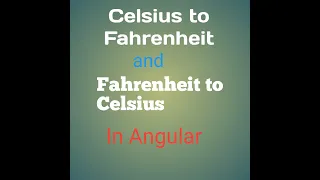 Celsius to Fahrenheit and Fahrenheit to Celsius in Angular hackar rank temperature conversion