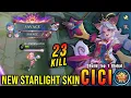 Download Lagu 2x SAVAGE + 23 Kills!! Circus Reverie Cici New STARLIGHT Skin!! - Build Top 1 Global Cici ~ MLBB