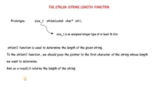 String Length Function - strlen