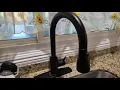 FORIOUS Black Kitchen Faucet with Soap Dispenser and Pull Down Sprayer QUICK OVERVIEW