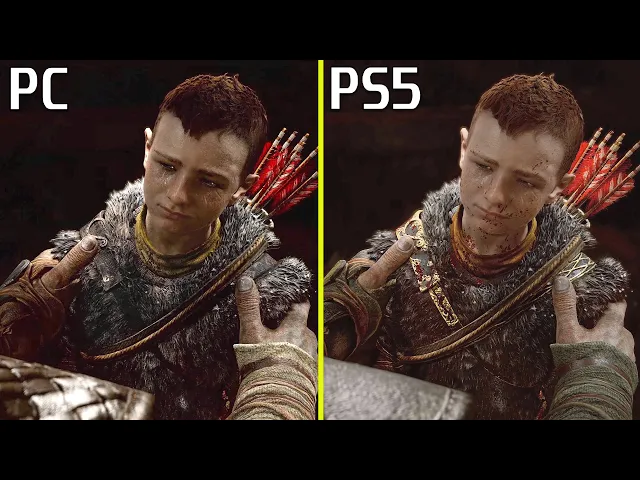 God of War PC vs PS5 Early Graphics Comparison