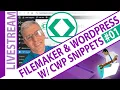 FileMaker and WordPress with CWP Snippets Day 1 - Intro