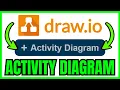 How To DRAW ACTIVITY DIAGRAM In draw io QUICK EASY 2026