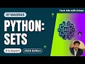 Python Sets Complete Tutorial Master Set Operations Methods Eshan Shekhar IIT Madras