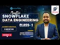 Snowflake Data Engineering Full Course Intro Snowpark Explained Lesson 1
