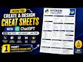 How to Create Professional Cheat Sheets with ChatGPT Design Any Cheat Sheet in Minutes