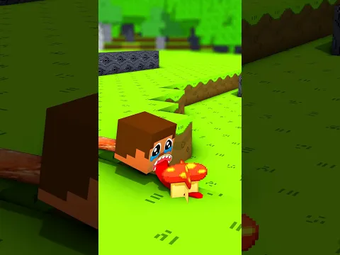 Mushrooms lick???!!! - Alex and Steve Adventures #minecraft #shorts
