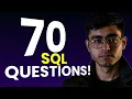 Solve 70 SQL Questions in 3 hrs Ultimate SQL Practice Master SQL