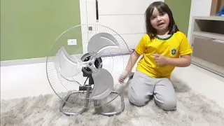 LIMPEZA E CONSERTO DO VENTILADOR GIGANTE WINKON DE FERRO( colocamos hélice colorida) #arfresco #fan