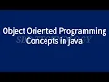 CS8392 - Object Oriented Programming Concepts in java Class Object Encapsulation and Abstraction