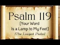 Psalm 119 - Music/Melody applied to Psalm - Sung in Worship (Lyric Video)