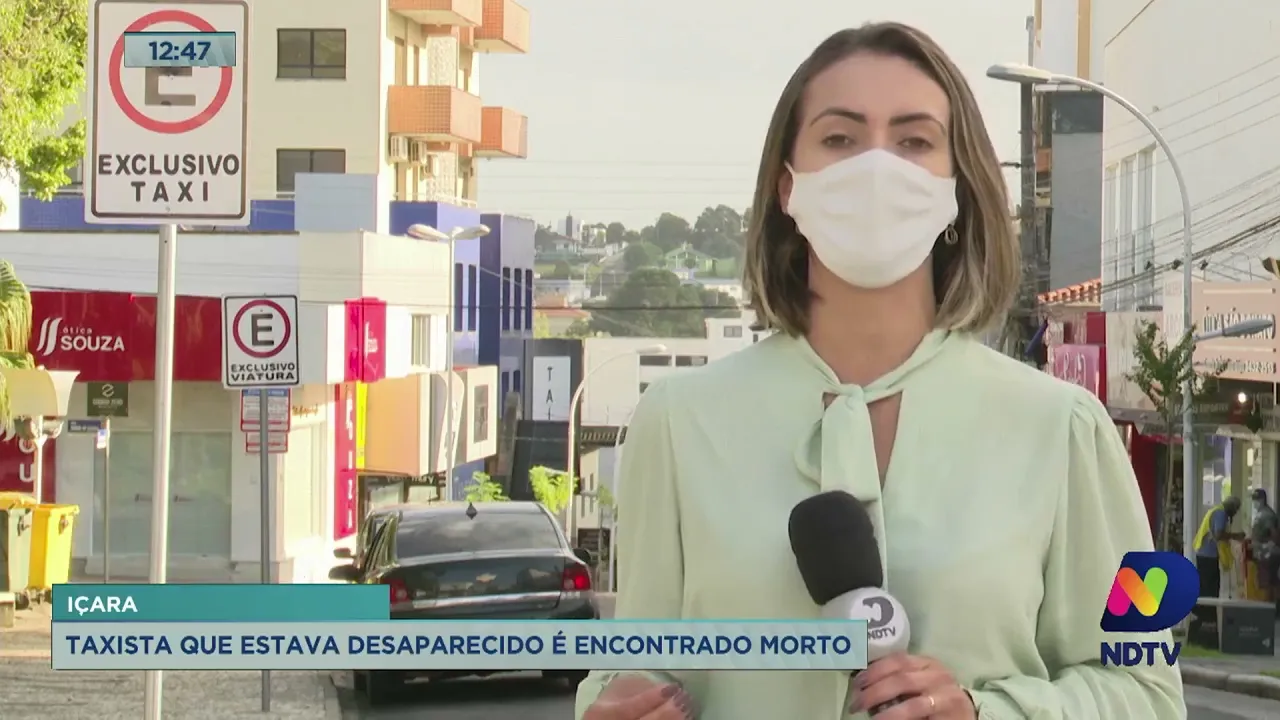 Taxista que estava desaparecido é encontrado morto em Içara