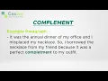 Learn How to Use Complement - Complement meaning synonyms antonyms and example sentences