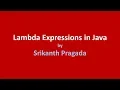 How to use Lambda Expressions in Java