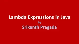How to use Lambda Expressions in Java