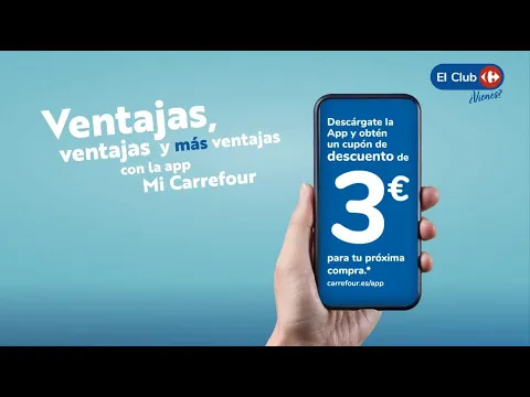 Download MP3 Cupón 3€ descarga App Mi Carrefour