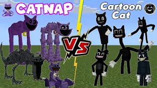 Download Catnap VS Cartoon Cat [Minecraft] Poppy Playtime Chapter 3 🆚 Trevor Henderson Addon MP3