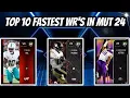 The Top 10 Fastest WR s In Madden 24 Ultimate Team How To Get Them