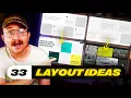 33 UNIQUE Website Layouts with Real World Project Examples