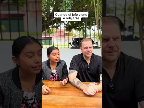 Lo espantó al jefe 😅