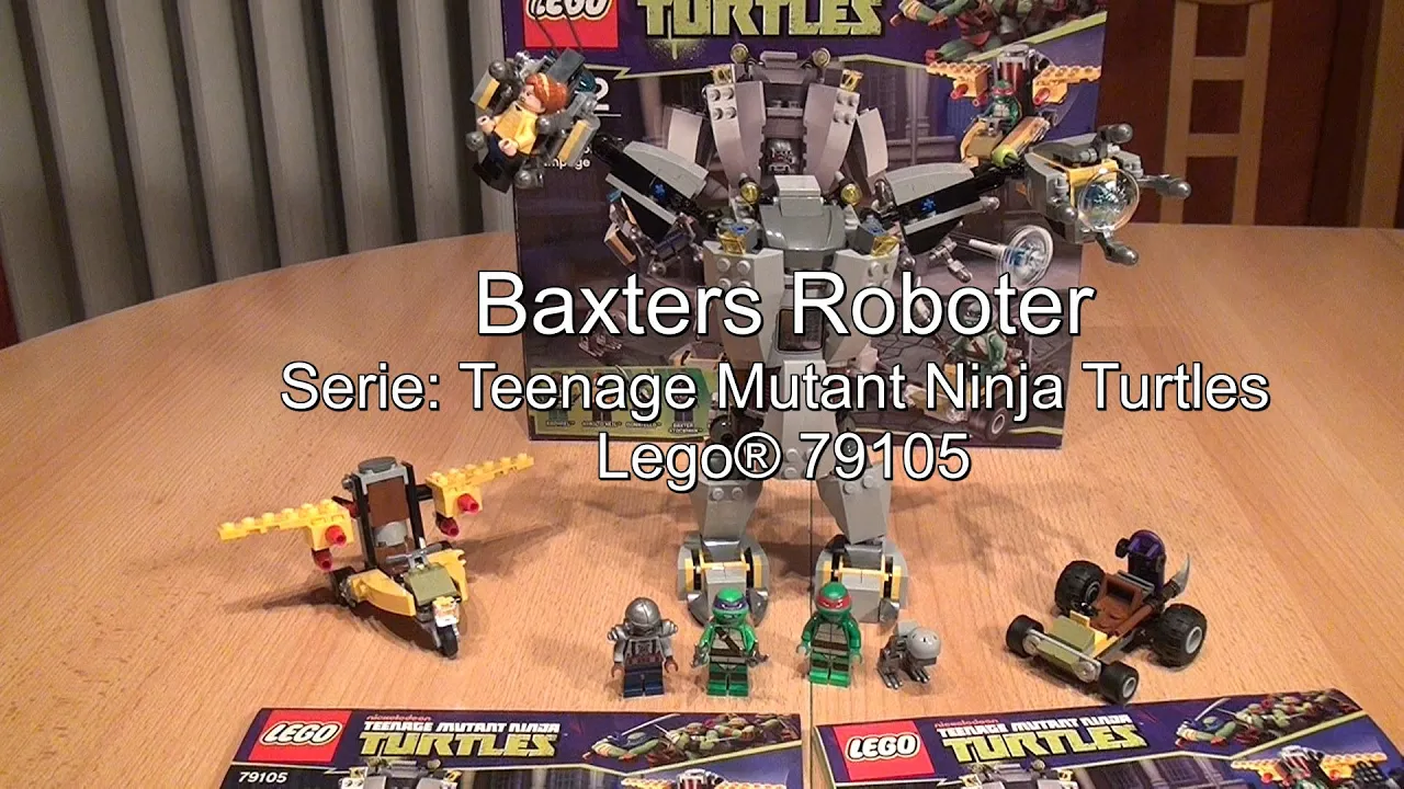 LEGO Instructions - Ninja Turtles ™ - 79105 - Baxter Robot Rampage (Book 1). 
