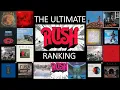 Rush Ranking - All Songs \u0026 Albums Rated With 21 Songs From All Eras Featured