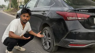 aaj gadi da tyre khraab ho gaya 😰