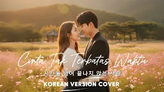 cinta tak terbatas waktu korean version cover by jinwoo u0026 hana u0026 