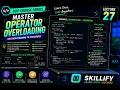 Lecture 27 Operator Overloading in OOP OOP Course Skillify