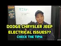 TIPM FIX CHRYSLER DODGE JEEP ELECTRICAL ISSUES