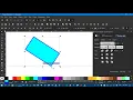 Rotated rectangle dimensions