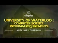 University of Waterloo Computer Science Program Requirements CollegePass