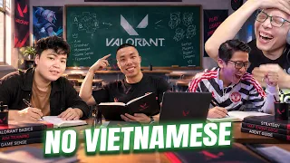 LỚP HỌC ENGLISH VALORANT TRỞ LẠI CÙNG CÁC THÁI TỬ