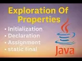 06 - Complete Session on Initialization Declaration Assignment In Java