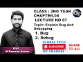 Explain Bug and Debugging