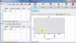 Simple Cutting Software X 2015 - fiber grain direction