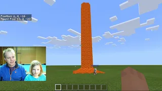 MakeCode for Minecraft Education Edition - Lava Tower