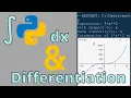 Differentiation and Integration using Python