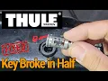 ThuleBox Key Stuck inside I Drilled it out D i Y How to Install a New Cylinder in