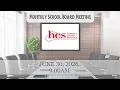 Harnett County Board of Education Meeting