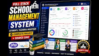 School Management System using PHP and MySQL Full-stack Project Source Code