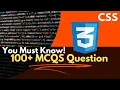 100 CSS3 MCQs Every Web Developer Must Know Complete Interview Preparation Creative Nexus