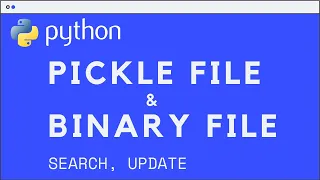 Search and Update in Python Binary Files