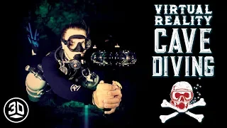 Virtual Reality EXTREME CAVE DIVING! (3D and 360°)