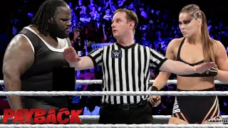 Intergender Match - Mark Henry vs Ronda Rousey WWE 2K22